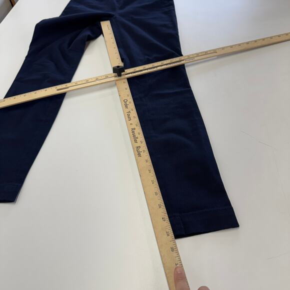 J.Crew Pants Womens 2 Blue Dannie Skinny‎ Ankle Zip Back High Rise Career - Picture 8 of 8